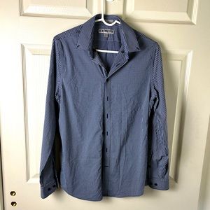 Express fitted button down shirt